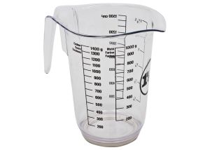 Caraffa graduata 1,5 L in SAN trasparente