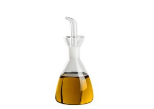 Oliera conica con versatore in vetro borosilicato 250 ml.