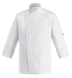 Giacca cuoco Bianca con bottoni a pressione - Egochef