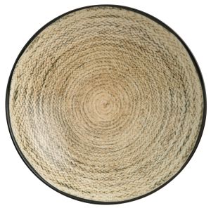 Piatto fondo in porcellana D. 22 cm. Tribal Mood di Arthur Krupp (confezione da 4)