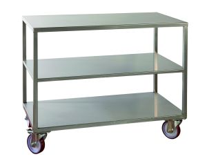 Carrello in acciaio inox per Lira - 1000x530x800 mm