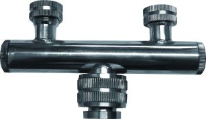 Adattatore Dosiplus Pro beccuccio uscita doppia per gruppo tramoggia a uscita singola