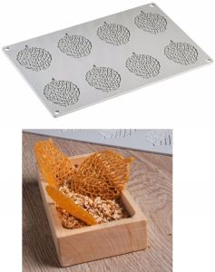 Stampo in silicone Foglia di Pavoni Professional
