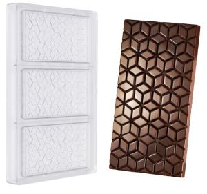 Stampo in policarbonato Tavoletta Kube 100 grammi di Martellato