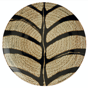 Piatto piano D. 28 cm. in porcellana Tribal Mood B di Arthur Krupp (confezione da 4)