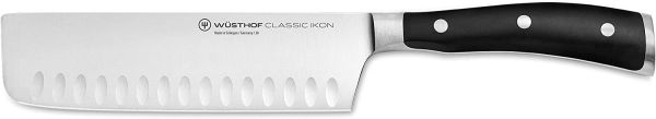 Coltello Nakiri con alveole lama cm. 17 Serie Ikon di Wusthof