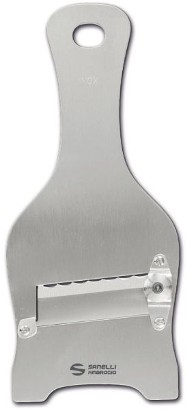 Affettatartufi, acciaio inox lama ondulata