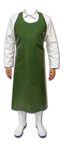 Grembiule VERDE in poliuretano cm. 125 X 90