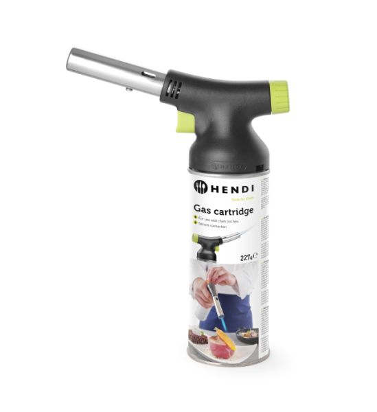 Caramelizzatore, bruciatore da chef HENDI Jet – set con cartuccia