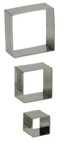 Set 3 tagliapasta inox Quadrato