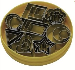 Set di 24 tagliapasta geometrici 