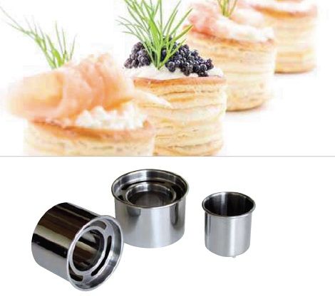 Tagliapasta in 2 pezzi per patè e vol-au-vent