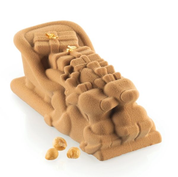 Kit di 2 stampi in silicone North pole 940 di Silikomart Professional 