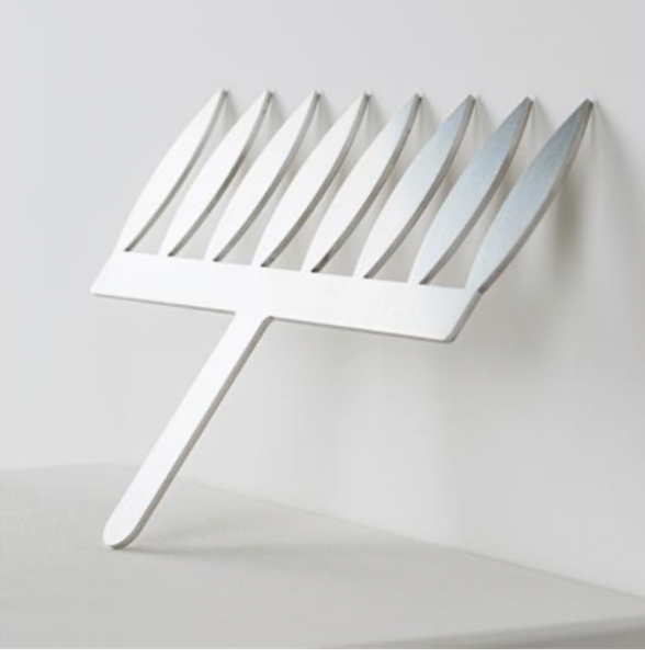 Pettine foglia acciaio Comb inox H 8 di Martellato Professional