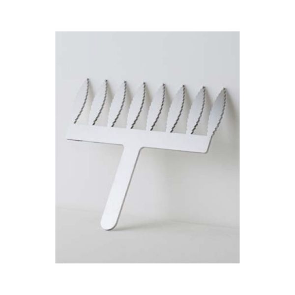 Pettine Piuma Comb acciaio inox H 8 di Martellato Professional