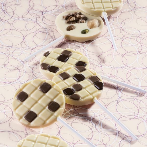 Lollipop tondo decoro tavoletta di Martellato Professional