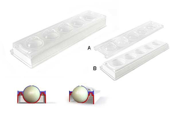Stampo in silicone Mul3D 58 Sfera di Silikomart Professional 