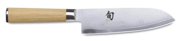 Coltello Santoku cm. 18 damasco Serie Shun Classic White di Kai