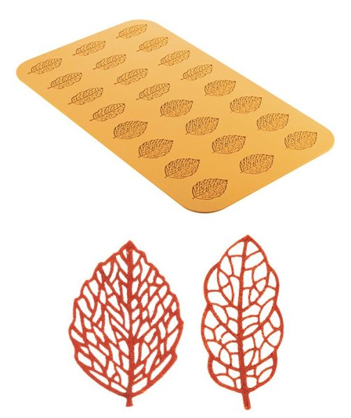 stampo silicone foglie Foresta Silikomart 