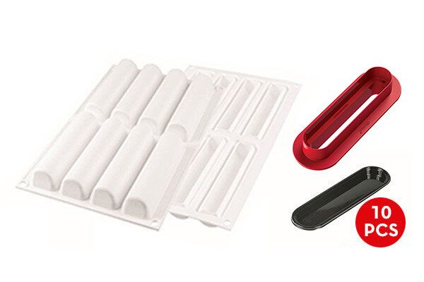 Stampo in silicone Cylindre 75 di Silikomart Professional