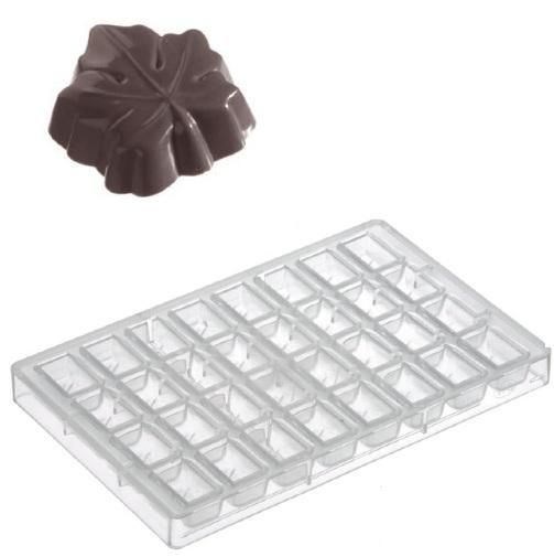 Stampo in policarbonato per cioccolatino Foglia di Vite