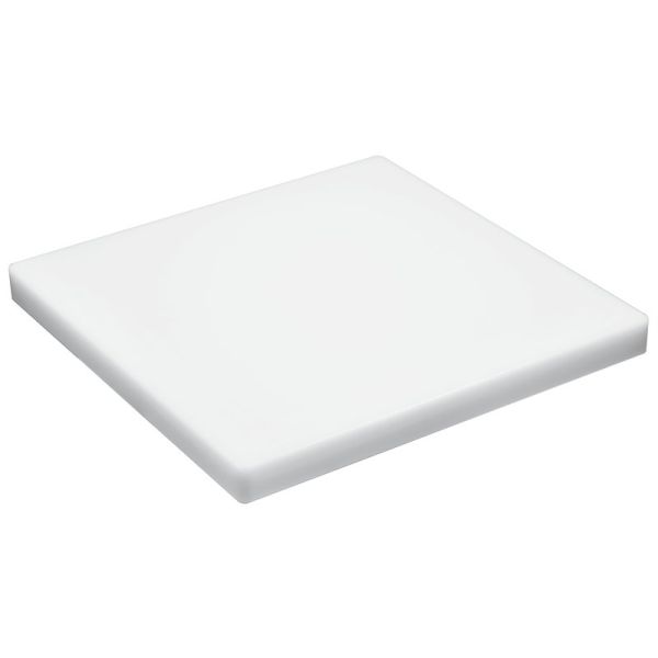 Tagliere quadrato in polietilene BIANCO cm. 50,0x50,0 - h 4,0 cm