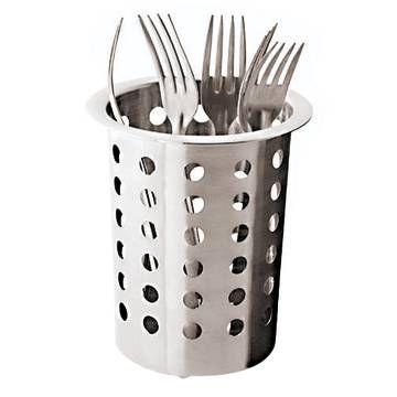 Cestello porta posate in acciaio inox 