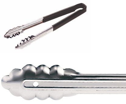 Pinza in inox a Foglia manico Nero