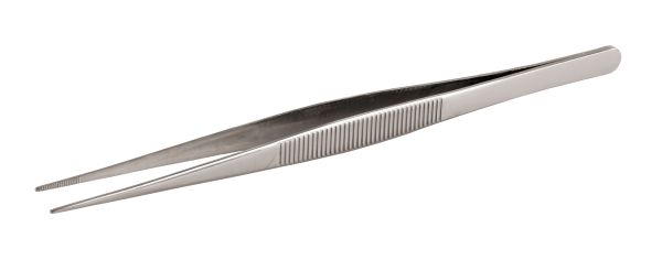Pinza retta punta fine in inox 