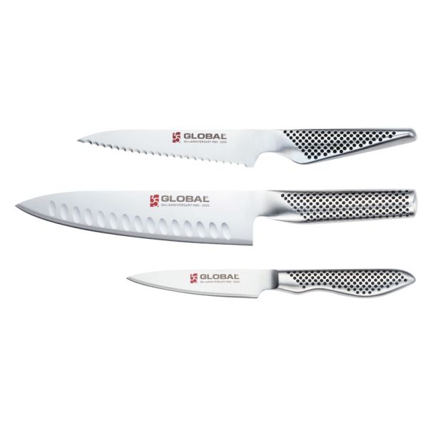 Set di 3 coltelli Global 35° anniversario