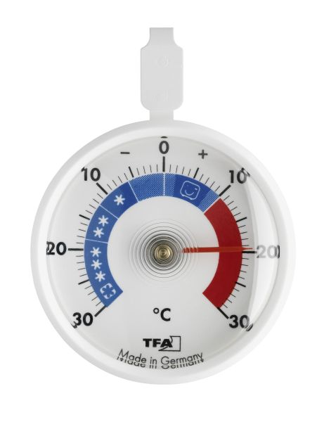 Termometro analogico rotondo per frigorifero e freezer di TFA