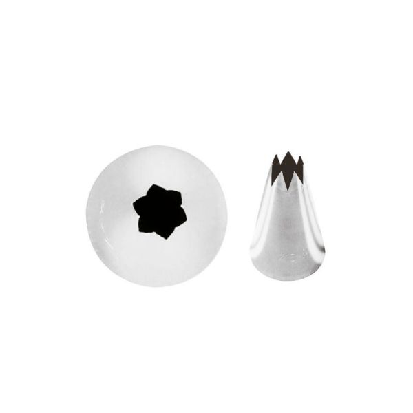 Bocchetta foro a stella inox