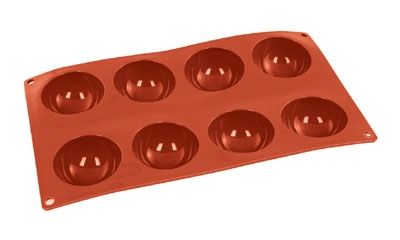 Stampi in silicone multiporzione 8 semisfere