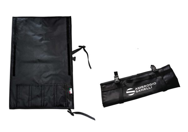 Rotolo portacoltelli vuoto per 3 coltelli e 1 accessorio di Ambrogio Sanelli 