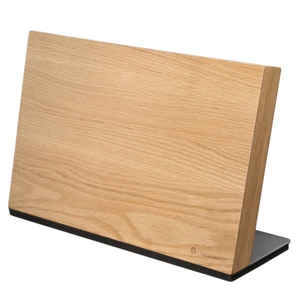 Ceppo per coltelli magnetico "Studio" in legno di Quercia