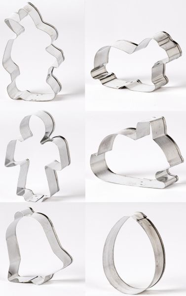 Set 6 tagliapasta per biscotti di Pasqua