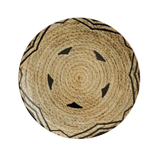 Piatto piano D. 20 cm. in porcellana Tribal Mood C di Arthur Krupp (confezione da 4)