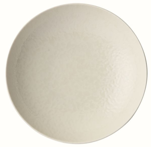 Porcelain dinner plate D. 22 cm. series Eclipse Night&Day White by Arthur Krupp