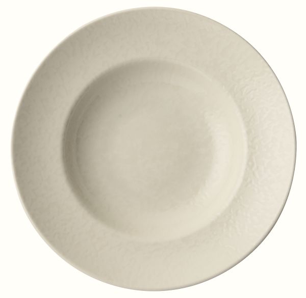 Piatto per pasta in porcellana serie Eclipse Night&Day Bianco di Arthur Krupp (confezione da 4)