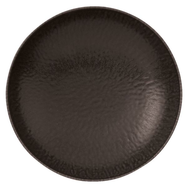 Piatto fondo in porcellana D. 22 cm Stoneware Onyx di Arthur Krupp (confezione da 4)