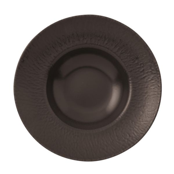 Piatto pasta in porcellana D. 27 cm Stoneware Onyx di Arthur Krupp (confezione da 4)