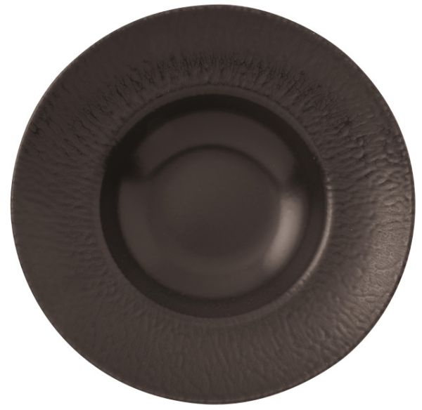 Piatto pasta in porcellana D. 29,5 cm Stoneware Onyx di Arthur Krupp (confezione da 4)