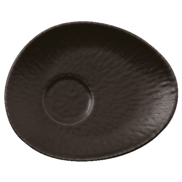 Piattino organico in porcellana Stoneware Onyx di Arthur Krupp (confezione da 4)