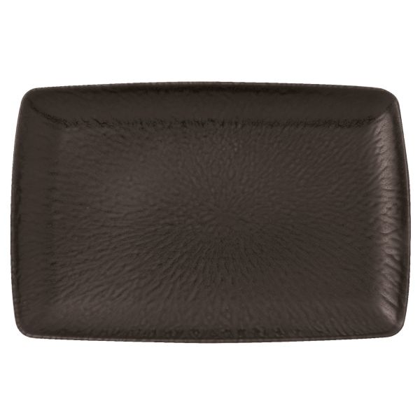 Piatto rettangolare in porcellana Stoneware Onyx di Arthur Krupp (confezione da 4)