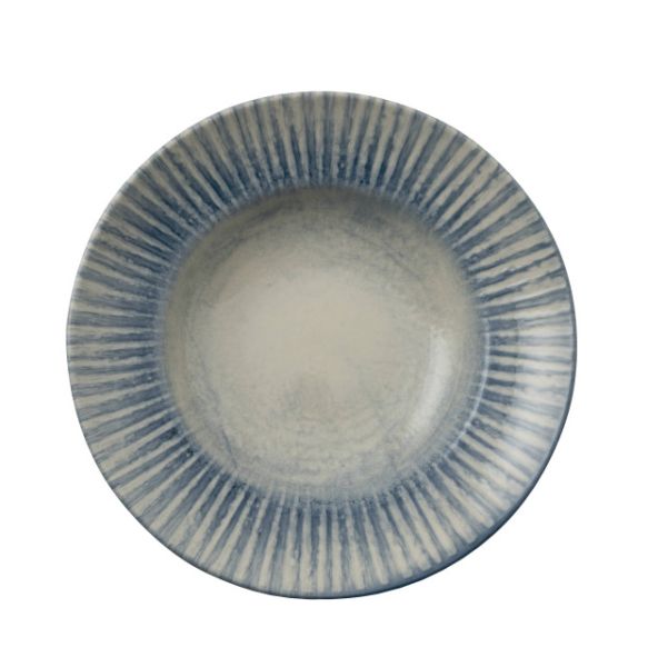 Piatto pasta in porcellana D. 27 cm Stoneware Sunlight Blue di Arthur Krupp (confezione da 4)
