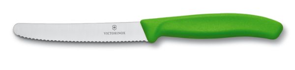 Coltello Tavola ondulato Victorinox manico verde 