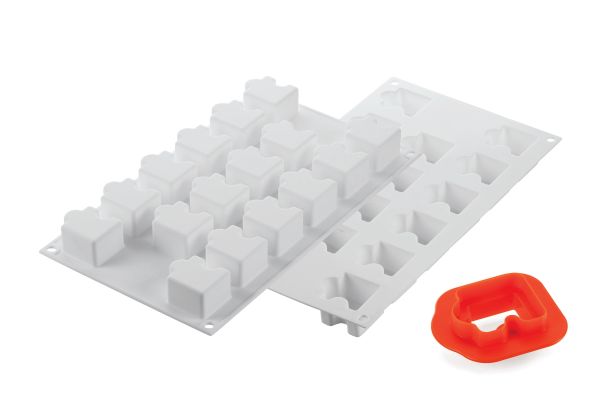 Puzzle30: stampo in silicone di Silikomart 