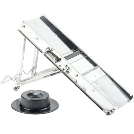 Mandolina professionale 38 lame con pulsante di protezione