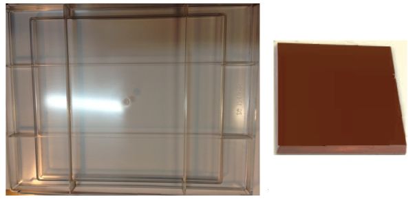 Stampo in policarbonato per cioccolato Tavoletta Grande 1100 grammi