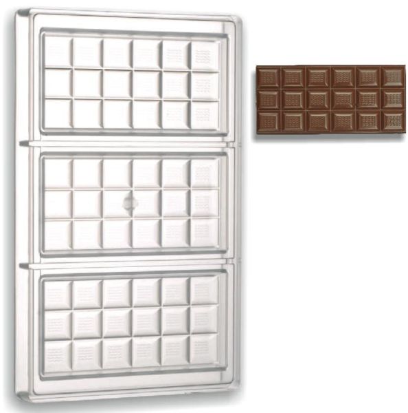 Stampo in policarbonato Barretta di cioccolato 100 grammi